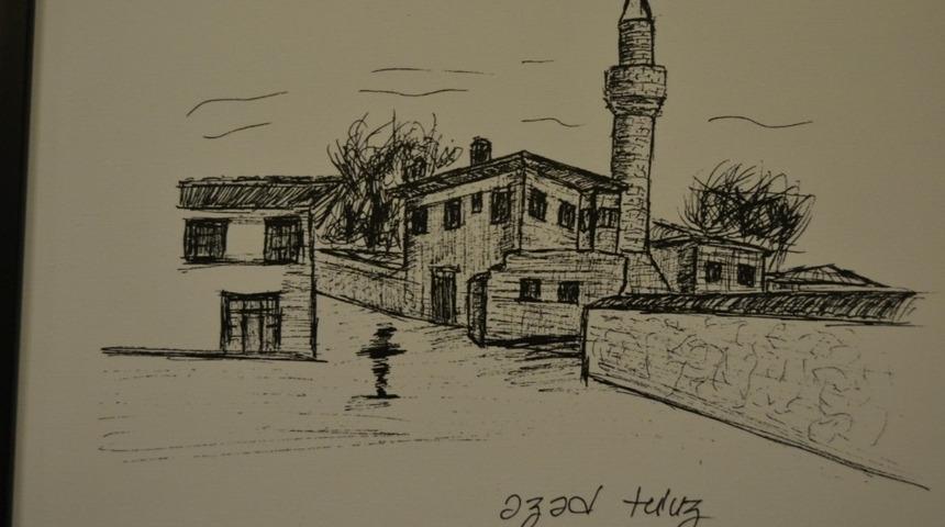 Denizli&rsquo;de &lsquo;Buldan Evleri Eskiz&rsquo; isimli resim sergisi a&ccedil;ıldı