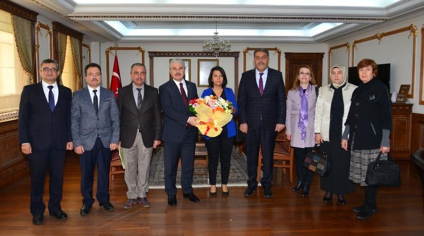 Ara Tatil&rsquo;de &ouml;ğretmenler Vali Akın&rsquo;ı ziyaret etti