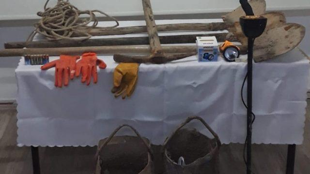 Kaçak kazı yapanlar yakalandı