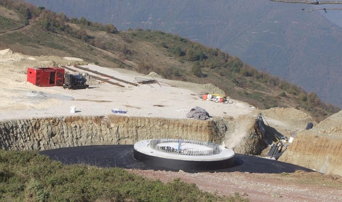 6 adet R&uuml;zgar Enerji Santralleri &ccedil;alışmaları devam ediyor