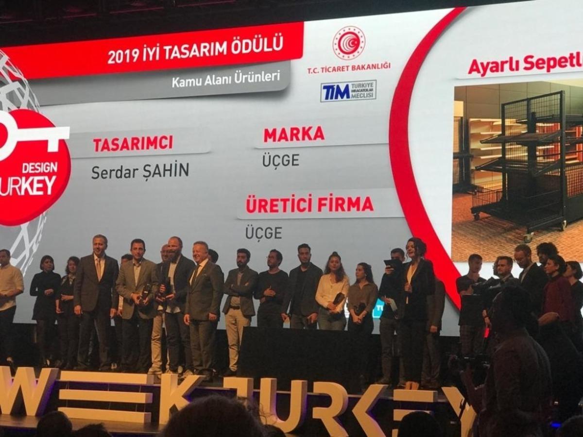 &Uuml;&Ccedil;GE Saturn raf sistemlerine Design Turkey&rsquo;den &ccedil;ifte &ouml;d&uuml;l