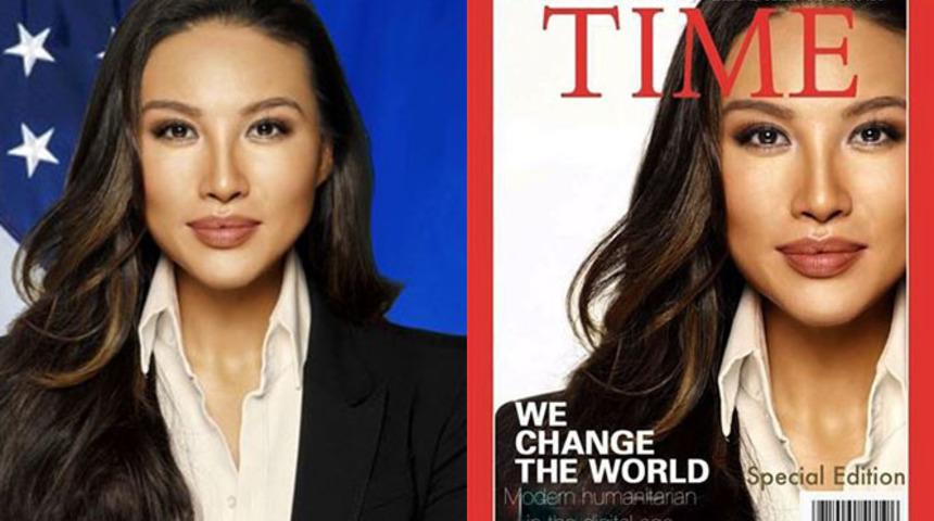 İş başvurusunda fotomontajla kendisini TIME dergisine kapak yaptı