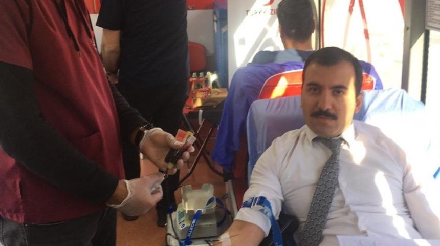 Sarıkamış&rsquo;ta Kızılay&rsquo;a kan bağışı yapıldı