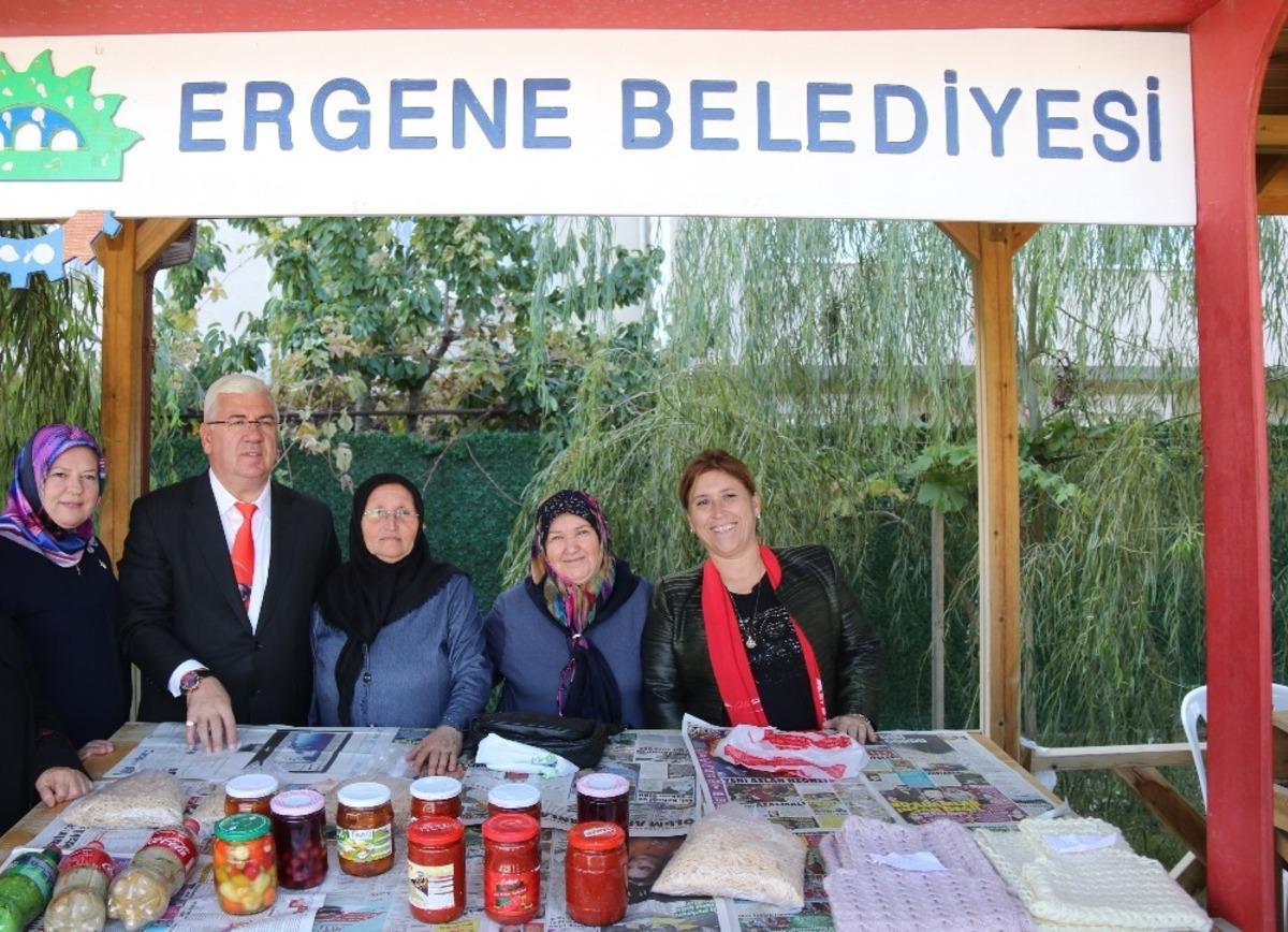 Ergene Hanımeli Pazarı a&ccedil;ıldı