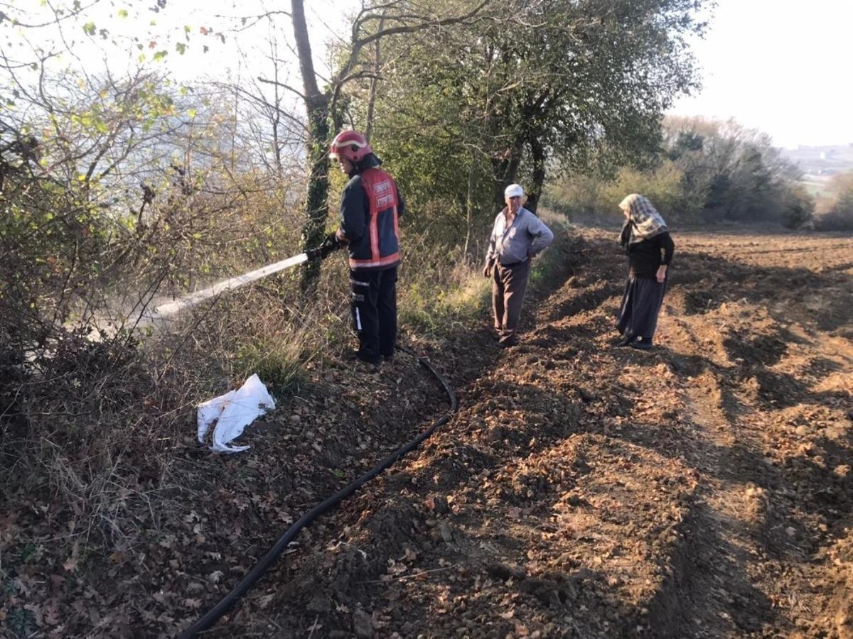 Kaynarca&rsquo;da 2 d&ouml;n&uuml;m ormanlık alan yandı