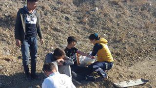 Çocuğun kullandığı otomobil devrildi: 7 yaralı