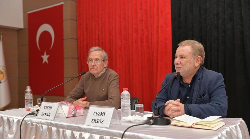 &Ccedil;iğli&rsquo;de yoğun ilgi g&ouml;ren s&ouml;yleşi