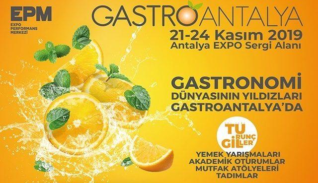 Gastronomi dünyasının yıldızları Antalya’da buluşacak