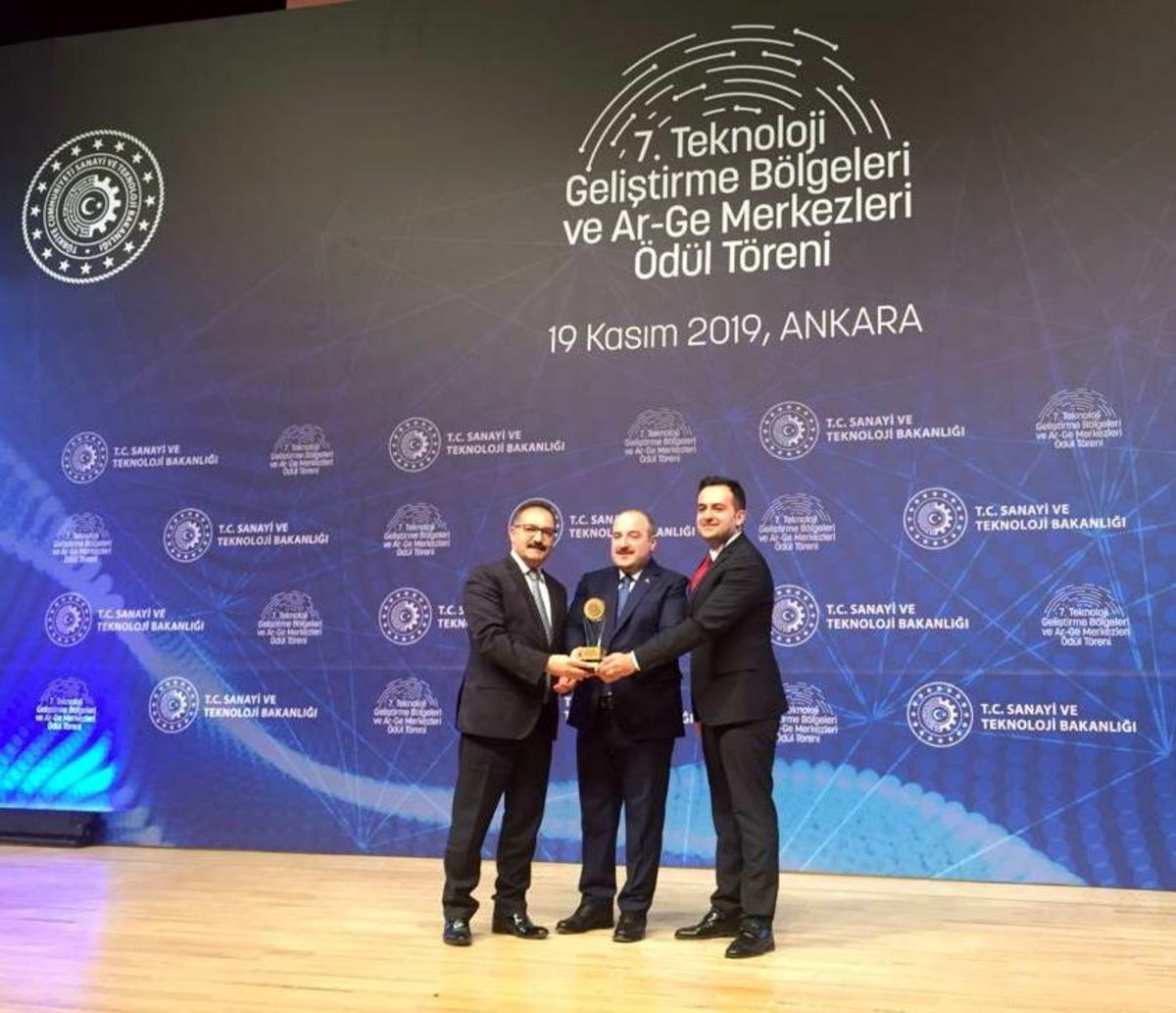 Gaziantep Teknopark&rsquo;a ikincilik &ouml;d&uuml;l&uuml;