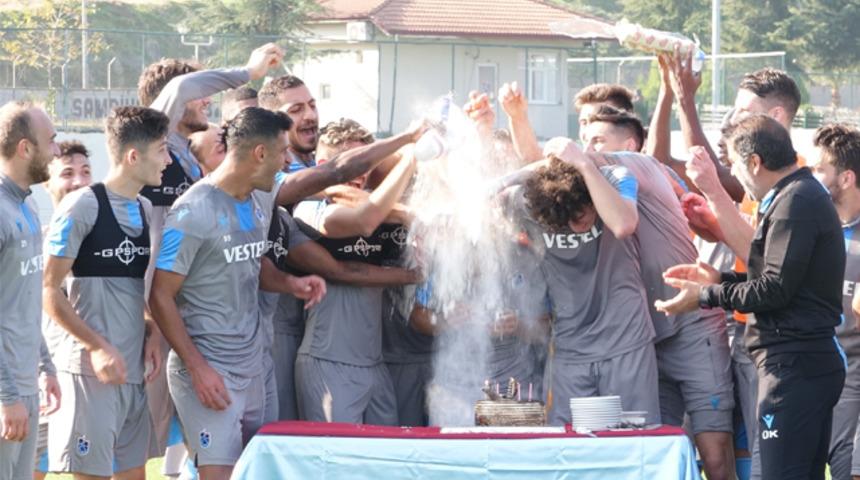 Trabzonspor&rsquo;da neşeli antrenman