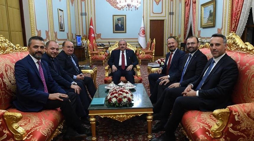 AK Parti Bilecik İl Başkanı Karabıyık&rsquo;tan TBMM Başkanı Şentop&rsquo;a ziyaret