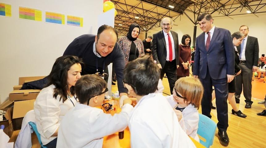 İbrahimli spor merkezi, &ccedil;ocukları misafir etti