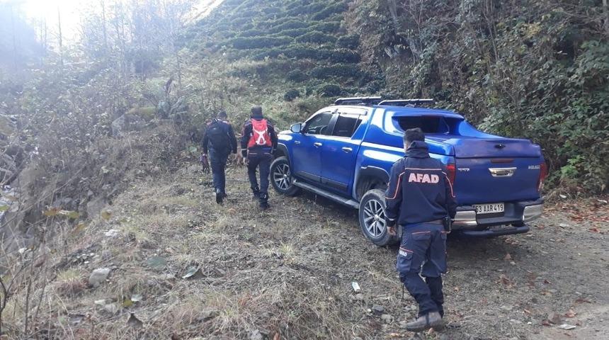 Rize&rsquo;de kayıp alzheimer hastası İlyas Kar i&ccedil;in arama &ccedil;alışması başlatıldı