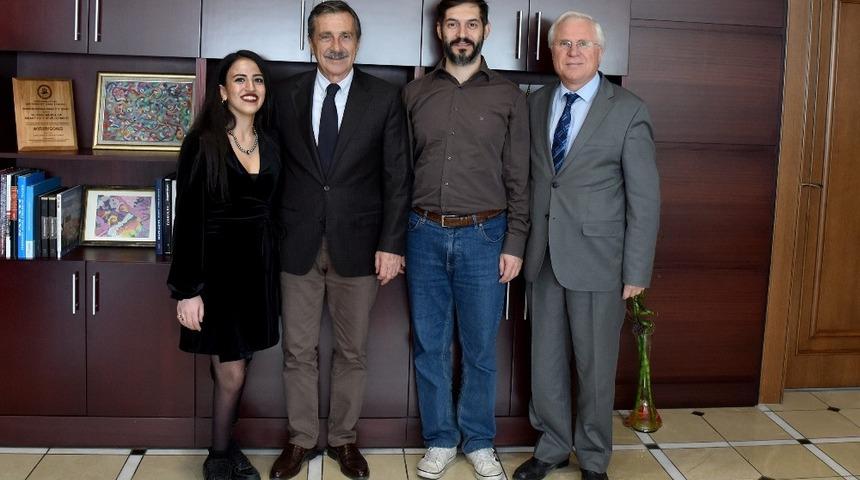 Azmiyle &ouml;rnek olan Derya&rsquo;dan Başkan Ata&ccedil;&rsquo;a ziyaret