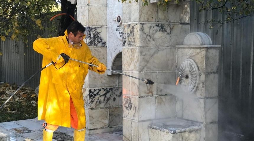 Mobil yıkama aracı hizmete başladı