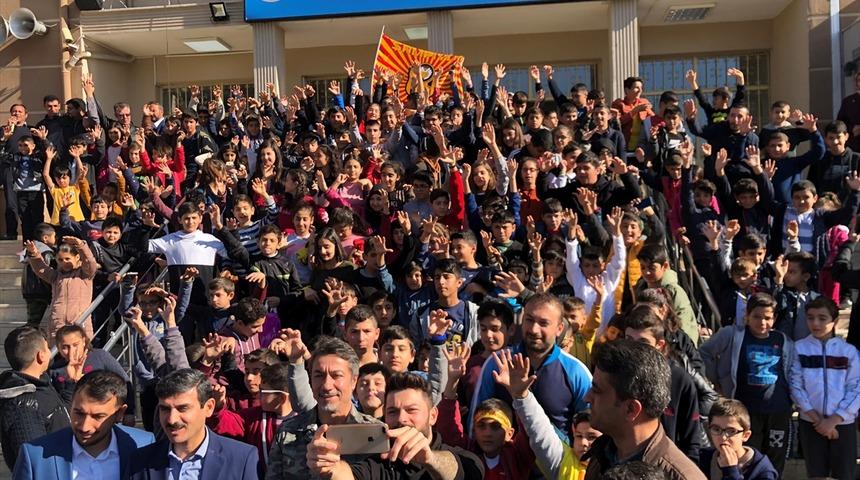 Malatyaspor'dan Ali Ravcı ve Eren Tozlu, &ouml;ğrencilerle buluştu