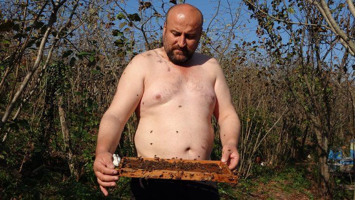 'Arılarım beni tanır' deyip yarı çıplak aralarına girdi G5