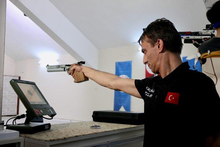 Bedensel engelli memurun atıcılık tutkusu G2