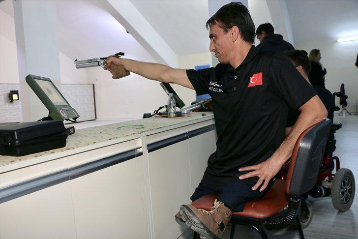 Bedensel engelli memurun atıcılık tutkusu G3