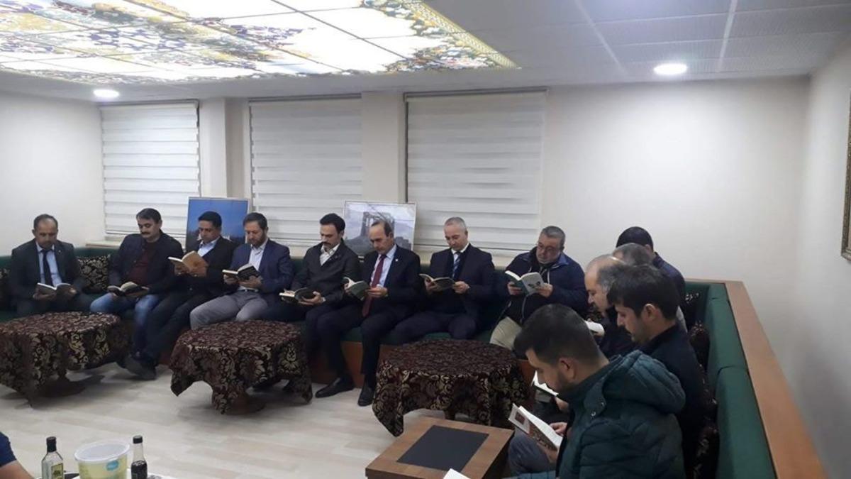 &Ccedil;avdarhisar&rsquo;da protokol kitap okuma etkinliğinde buluştu