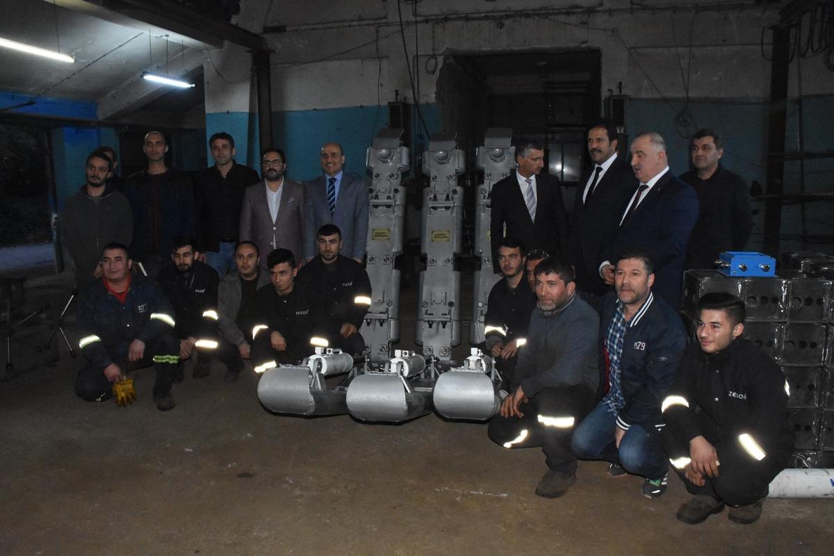 &Ccedil;in&rsquo;den ithal edilen sistem, yerli ve milli kaynaklarla ilk kez Zonguldak&rsquo;ta &uuml;retildi