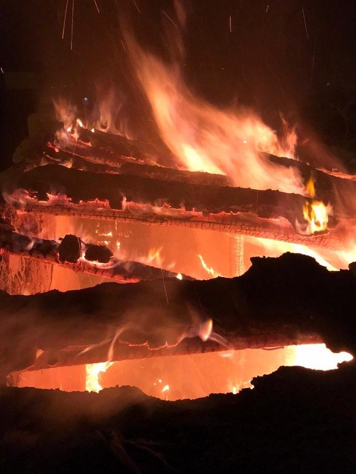 Çaldıran’da odunluk yangını korkuttu G3