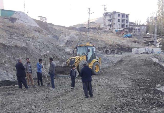 Hakkari Belediyesinden stabilize yol çalışması