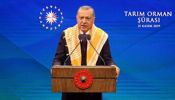 Son dakika! Cumhurbaşkanı Erdoğan'dan Tarım ve Orman Şurası'nda önemli açıklamalar