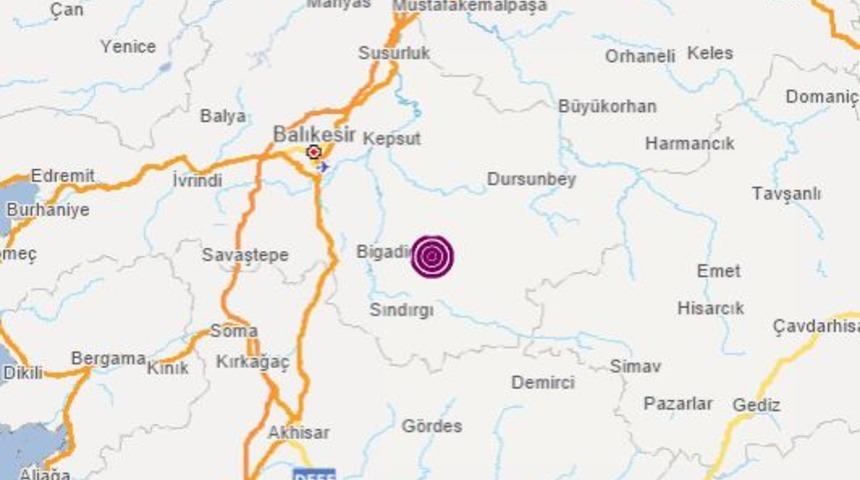 Son dakika Balıkesir'de deprem! (Son depremler AFAD-Kandilli Rasathanesi)