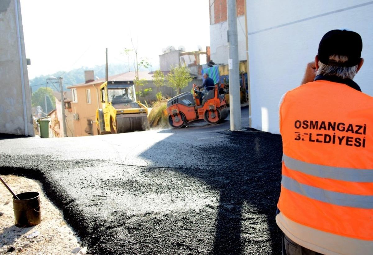 Osmangazi&rsquo;den Ovaak&ccedil;a ve Panayır&rsquo;da asfalt &ccedil;alışması