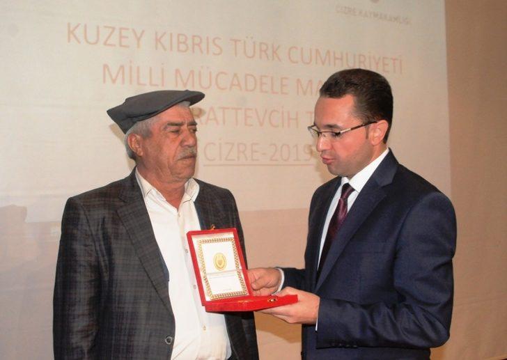 Cizreli 32 Kıbrıs gazisine madalya verildi G3