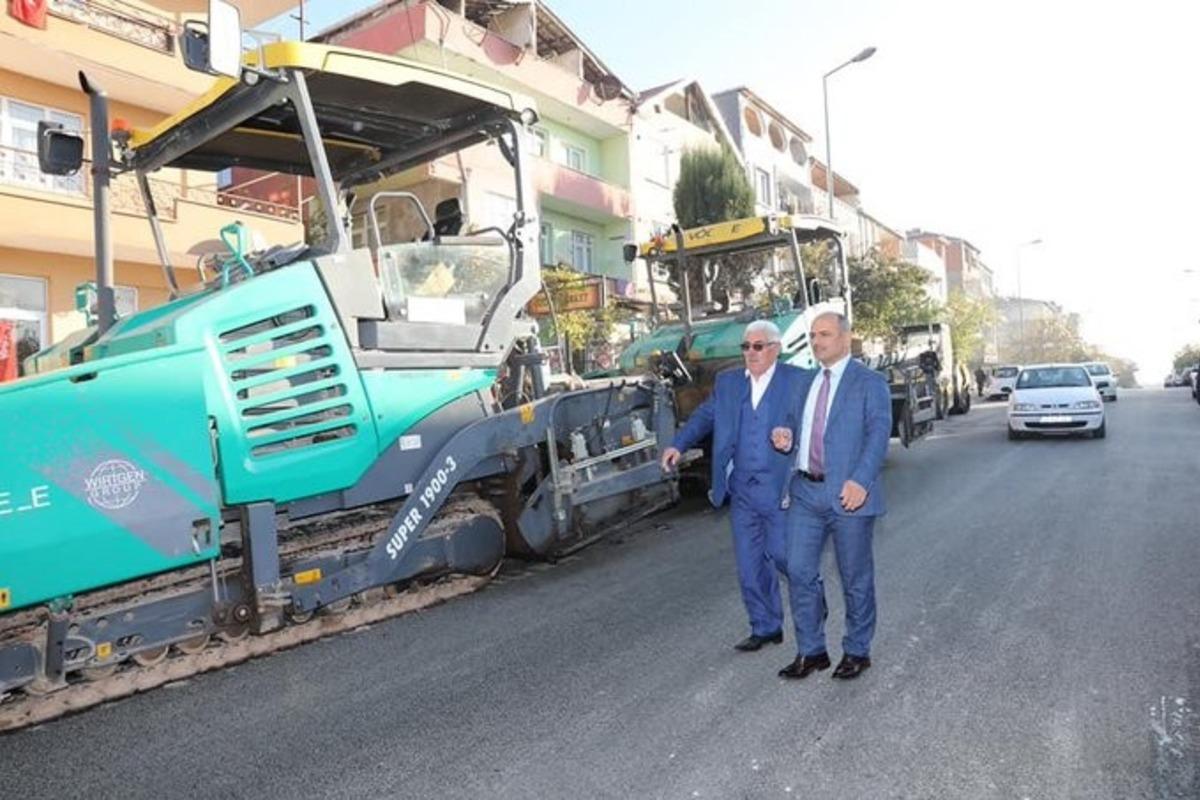 Yunus Emre&rsquo;ye 3 bin ton sıcak asfalt