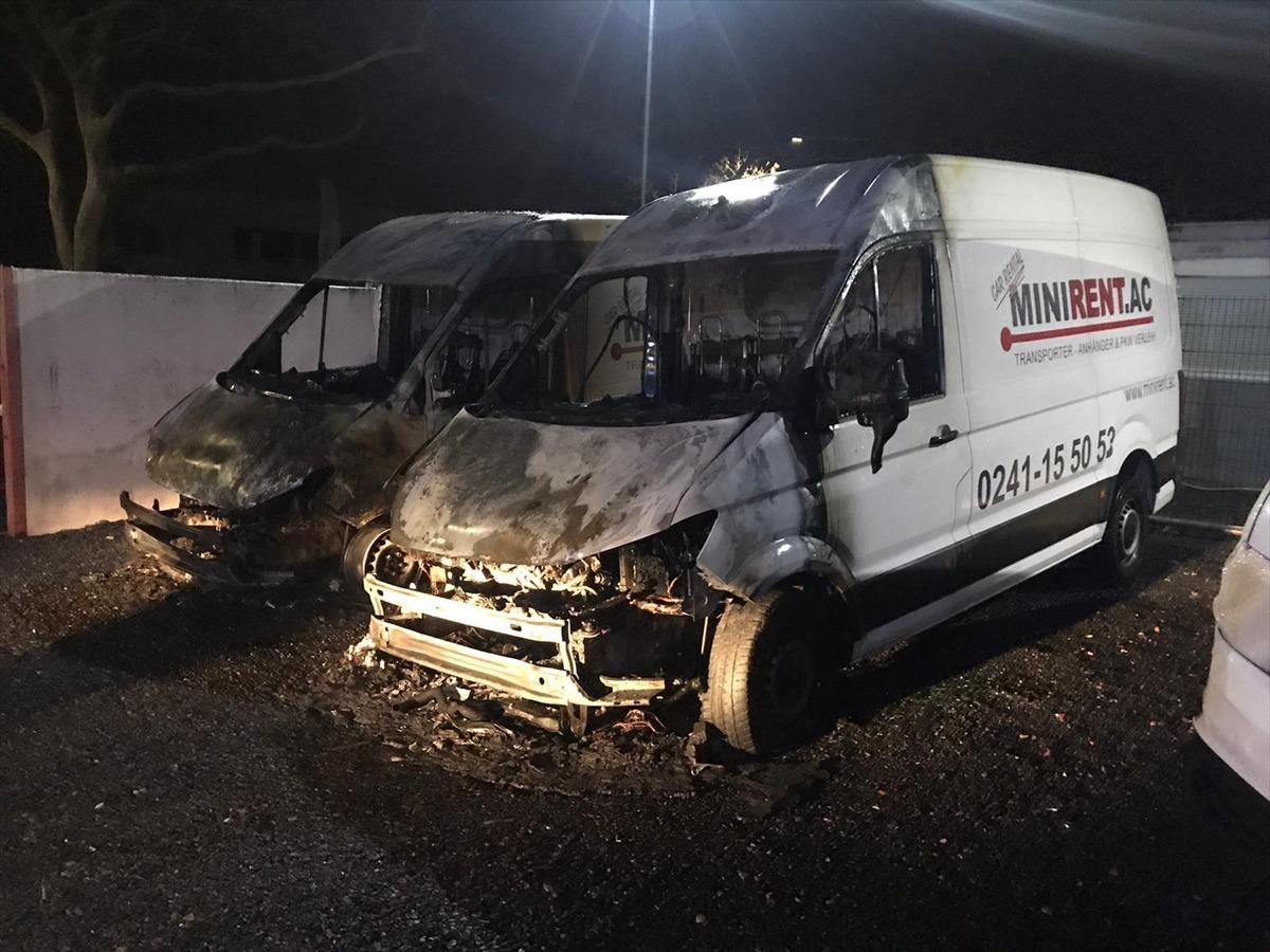 Almanya'da T&uuml;rk iş adamına ait ara&ccedil;lar kundaklandı