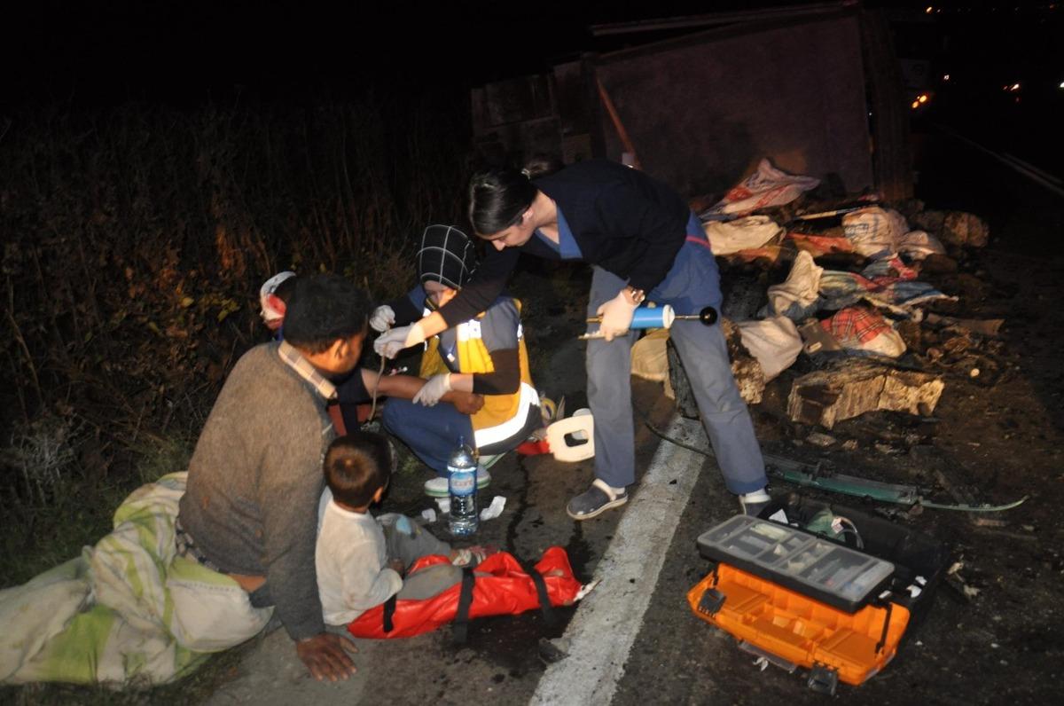 Tekirdağ'da korkun&ccedil; kaza: 1'i &ccedil;ocuk 5 yaralı