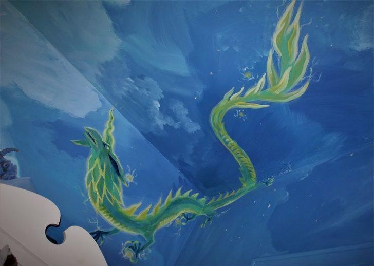 Kardeşlerinin odasını fantastik bir dünyaya çevirdi! G1