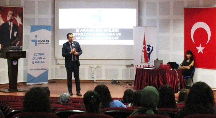 DPÜ’de Kariyer Planlama ve İş Yaşamına Hazırlık seminerleri G5