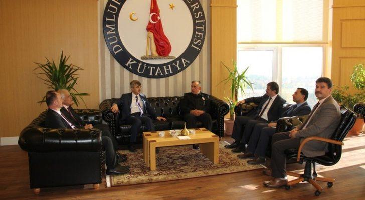 İl Emniyet Müdürü Koç ve Jandarma Komutanı Çekiç’ten Rektör Uysal’a ziyaret G1
