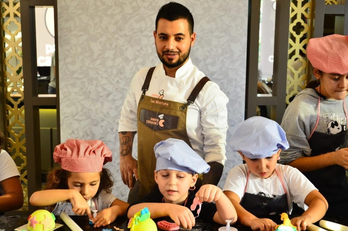 Montana&rsquo;dan &ccedil;ocuklara pasta eğitimi