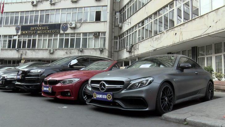 İstanbul'daki lüks araç çetesine yapılan operasyon kamerada! G5