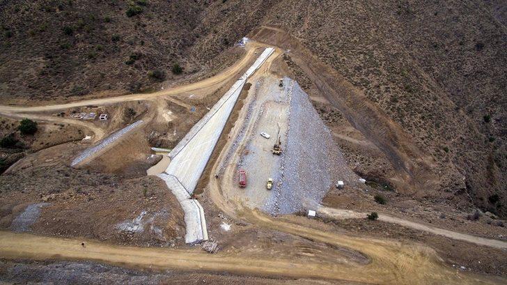 Kelebek Barajı yeni yılla birlikte su tutmaya başlayacak G1