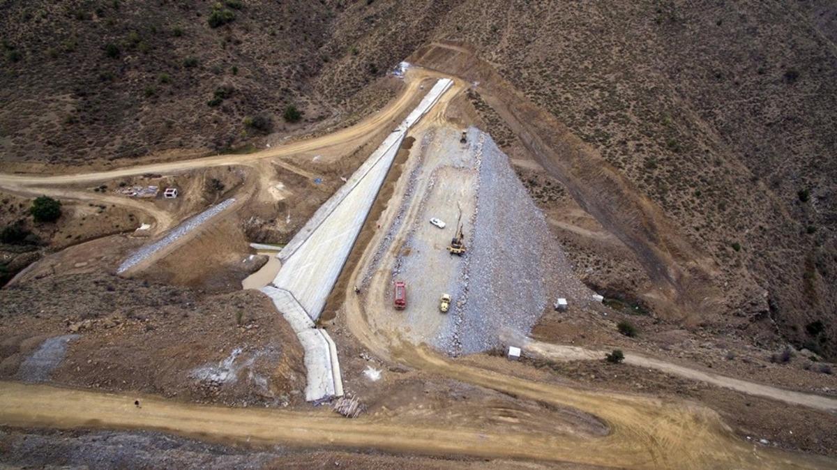 Kelebek Barajı yeni yılla birlikte su tutmaya başlayacak