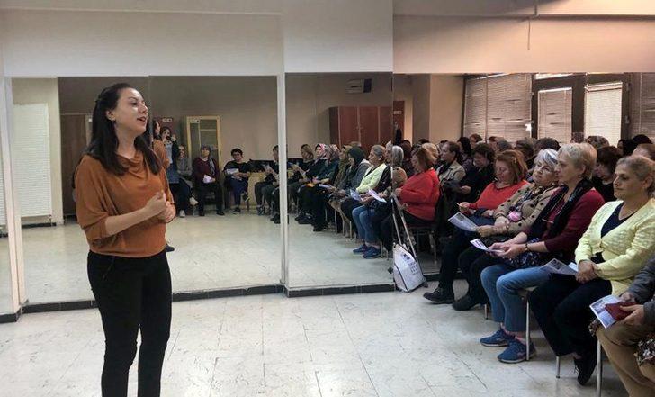 Kadınlar hakları konusunda bilgilendiriliyor G1