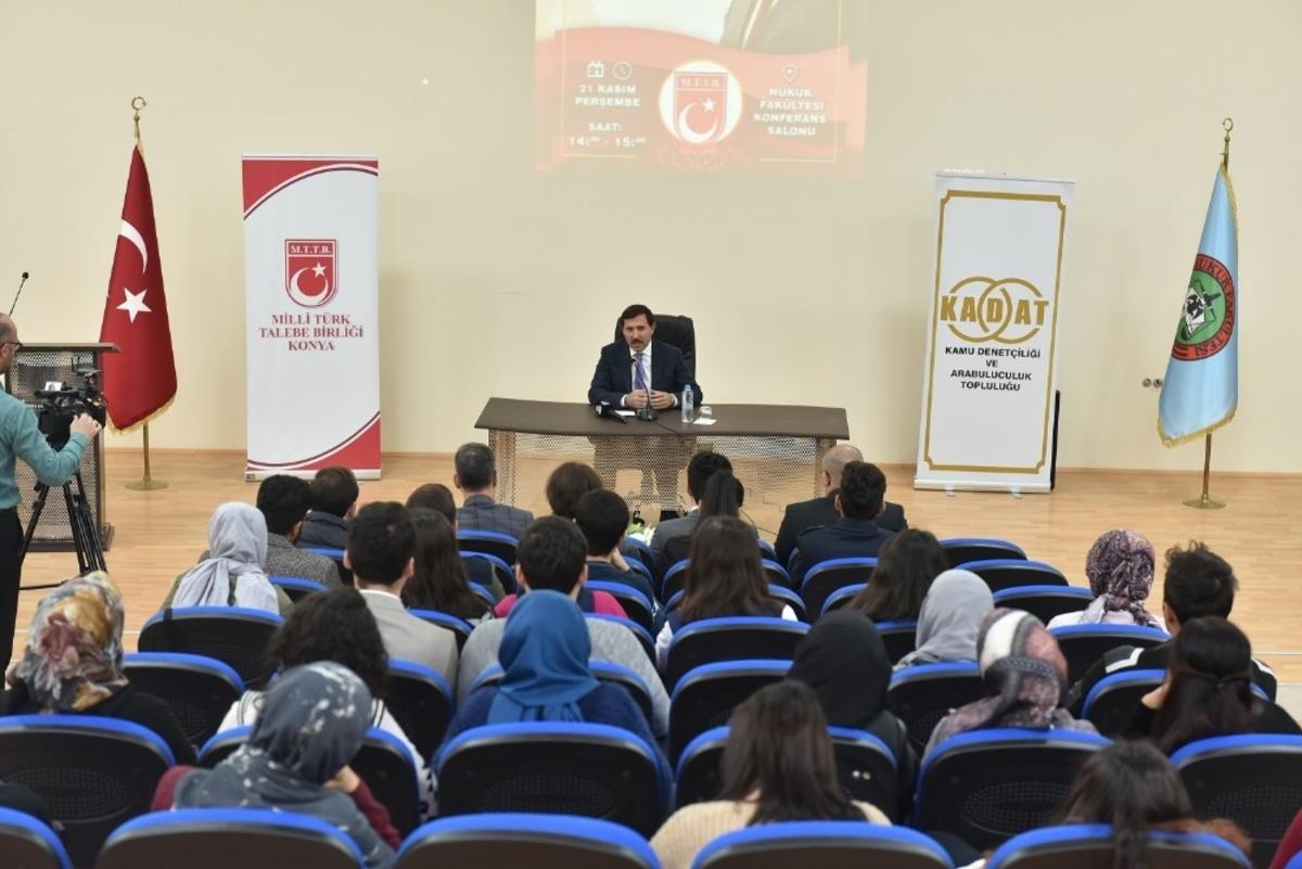 Başkan Kılca: &ldquo;Sel&ccedil;uk&rsquo;ta hukuk &ouml;ğrencileriyle buluştu&rdquo;