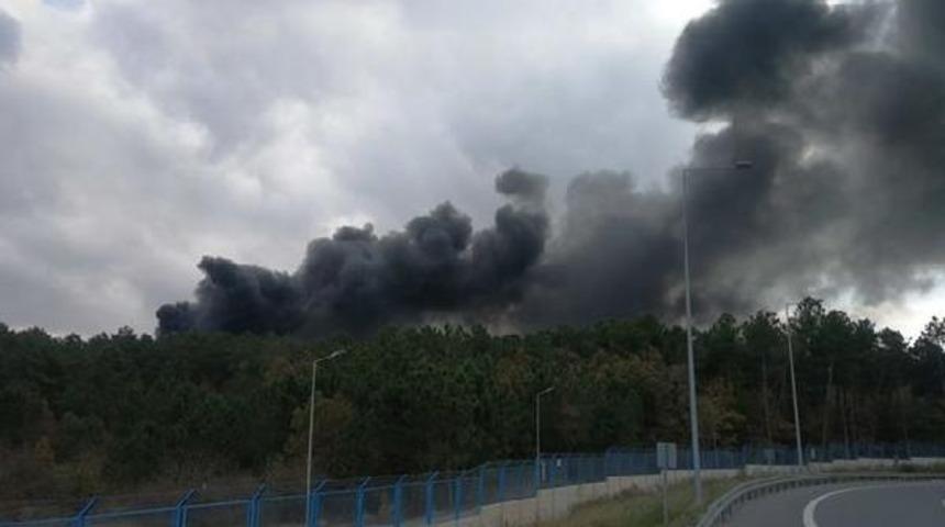 Son dakika: İstanbul'da askeri alanda yangın! 