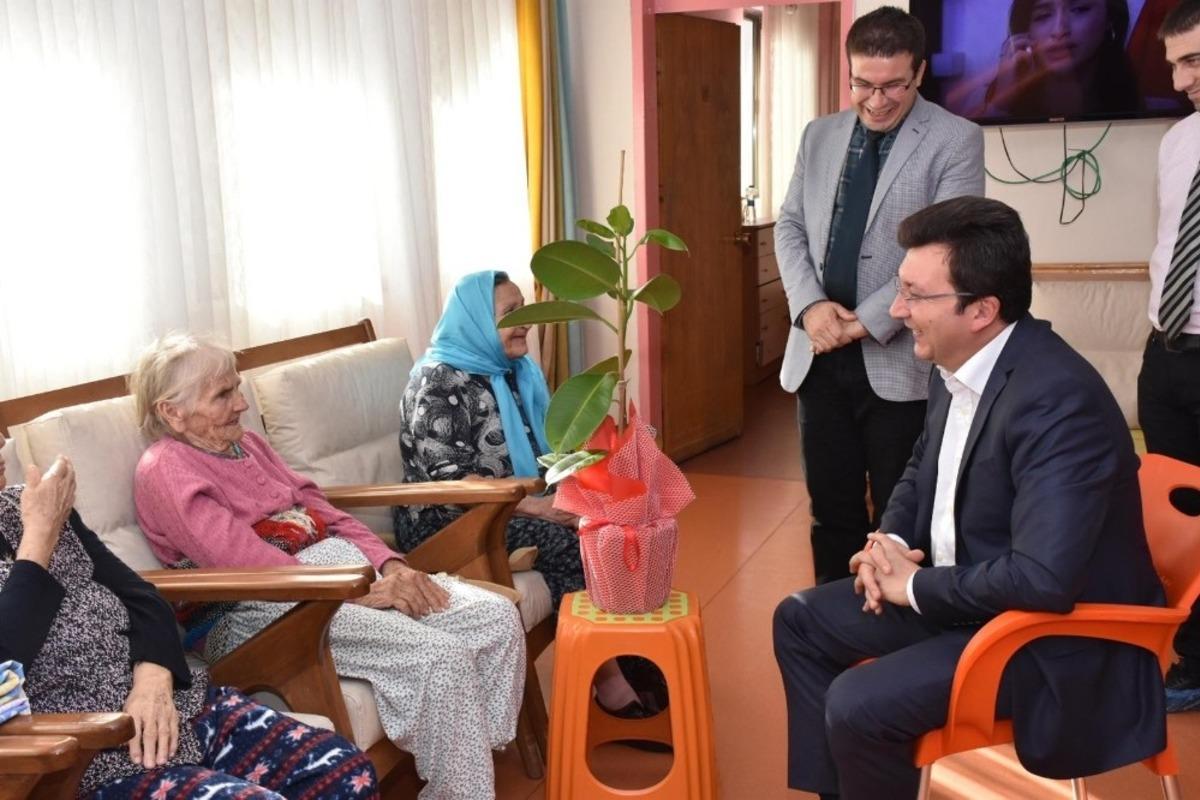 Kaymakam Şahin&rsquo;den Ayten Nine&rsquo;ye ziyaret
