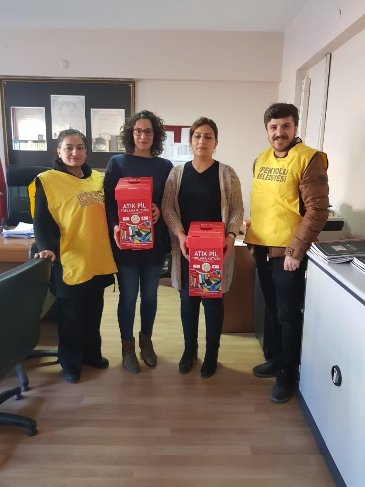 İpekyolu Belediyesinden atık pil toplama &ccedil;alışması