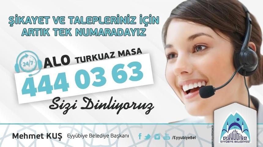 Eyy&uuml;biye&rsquo;de Turkuaz Masanın ihbar hattı değişti