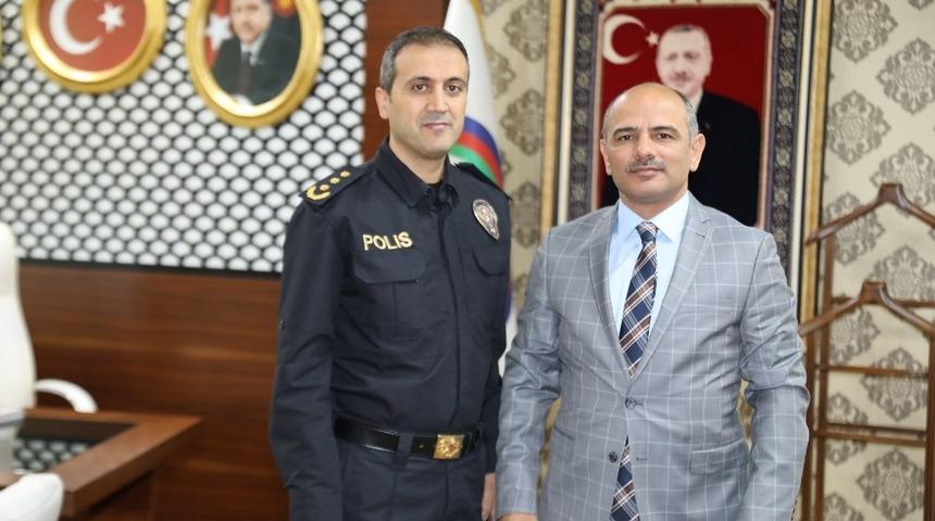 Başkan S&ouml;ğ&uuml;t yeni m&uuml;d&uuml;r&uuml; ağırladı