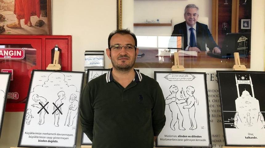 &Ouml;ğretmenler peygamber sevgisini anlatmak i&ccedil;in kamera karşısına ge&ccedil;ti