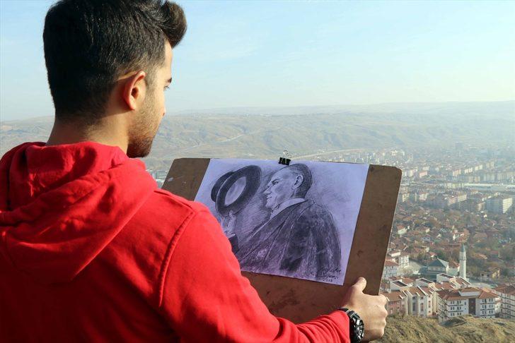 Yerden 100 metre yükseklikteki cam terasta Başöğretmeni resmettiler G4